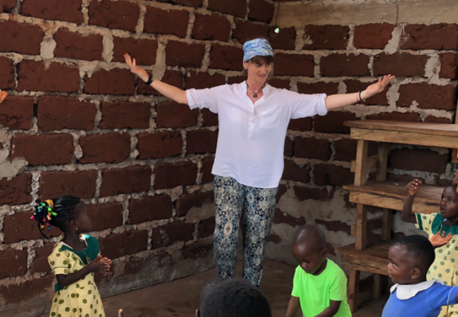 Christina Plettner besucht die Heritage Academy in Boabeng / Ghana (März 2021)