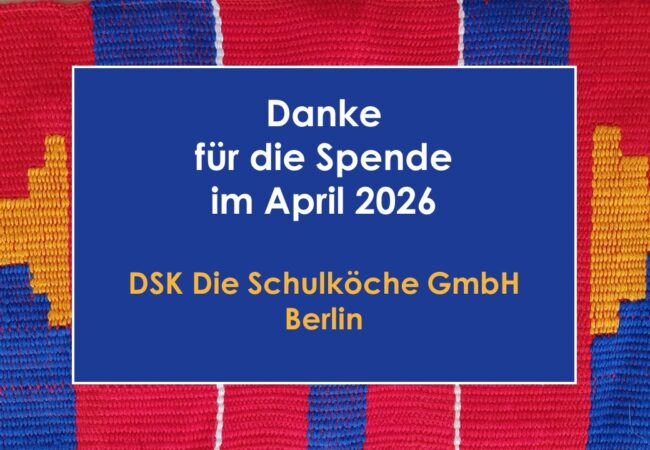 Die Firma „DSK Die Schulköche GmbH“ unterstützt die Heritage Academy in Boabeng / Ghana