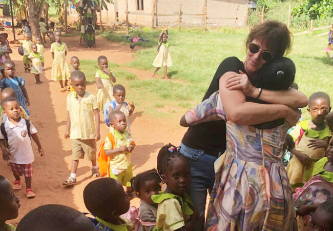 Christina Plettner besucht die Heritage Academy in Boabeng / Ghana (2024)